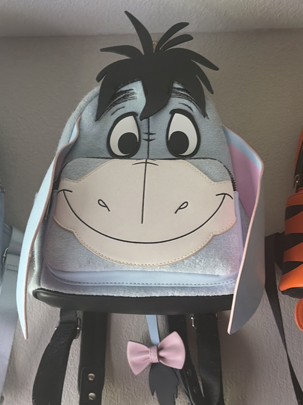 Loungefly Eeyore Character Mini Backpack - Light Blue & Pastel Pink